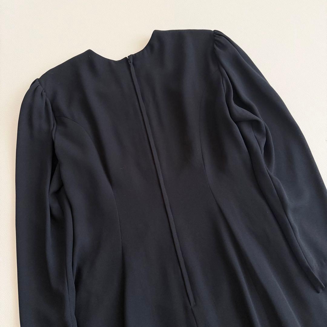 森英恵 HANAE MORI フォーマル ワンピース ブラック 9号 日本製