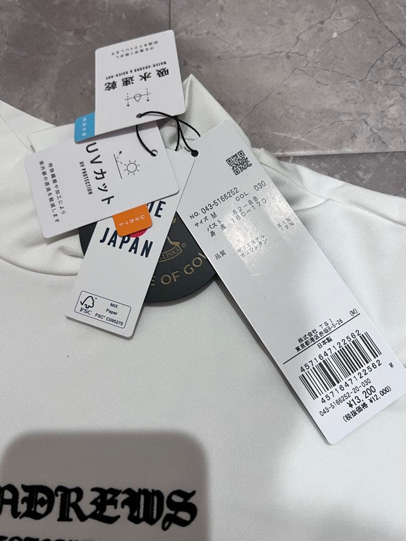 st ANDREWS セントアンドリュース モックネックシャツ ゴルフ