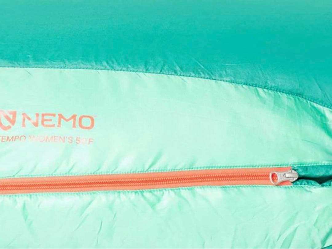 【美品】NEMO テンポ 50 ウィメンズ 寝袋 7℃対応 NM-TMP-W50
