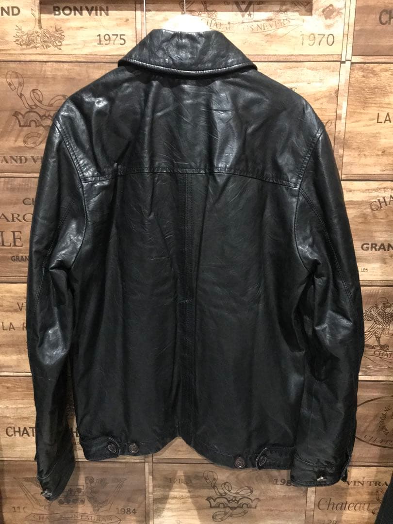 【値下げ対応可能‼️】  レザー ジャケット S