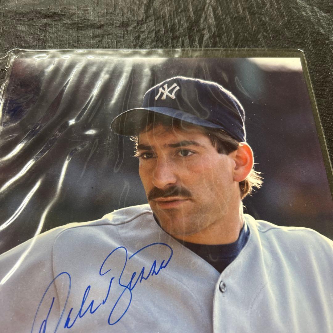 MLB  デールベラ　直筆サイン入りフォト　ニューヨークヤンキースメジャーリーグ