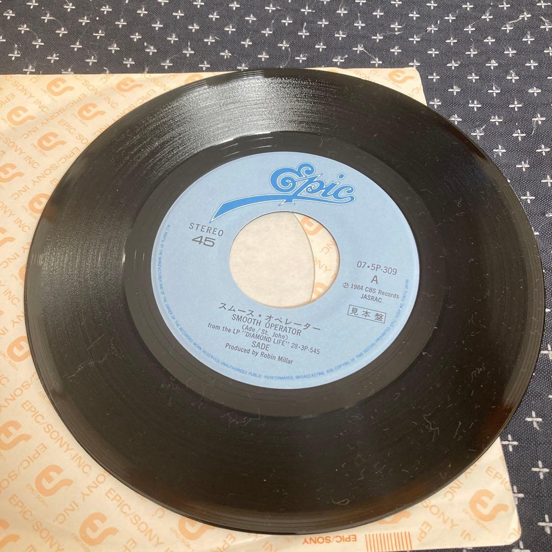 Sade Smooth Operator シャーデー レア盤 7インチレコード