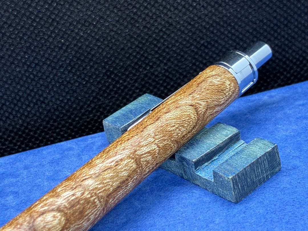 【早い者勝ち】欅玉杢　シャーペン0.5 加藤金属　木軸ペン　ハンドメイド