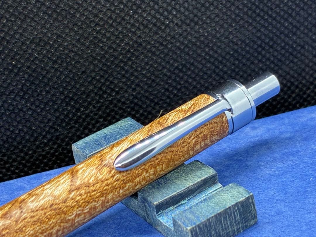 【早い者勝ち】欅玉杢　シャーペン0.5 加藤金属　木軸ペン　ハンドメイド