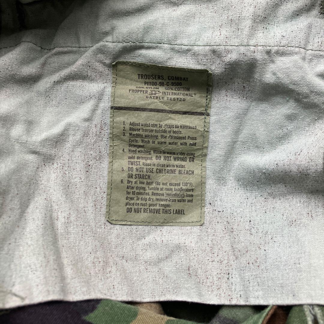 90s PROPPER TROUSERS COMBAT迷彩ミリタリーカーゴパンツ