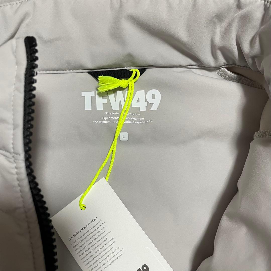 定価9万　新品　TFW49 ダウンブルゾン　セットアップ　ゴルフ　グレー　L