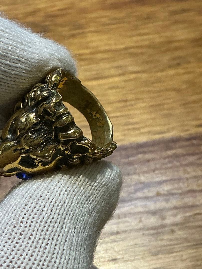 郵*)様 GUCCI ライオンリング　中古使用感あり　15号