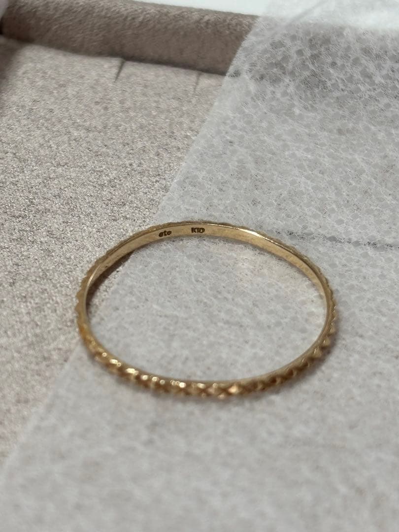 ete K10 クレール トライアングルカットリング　19号