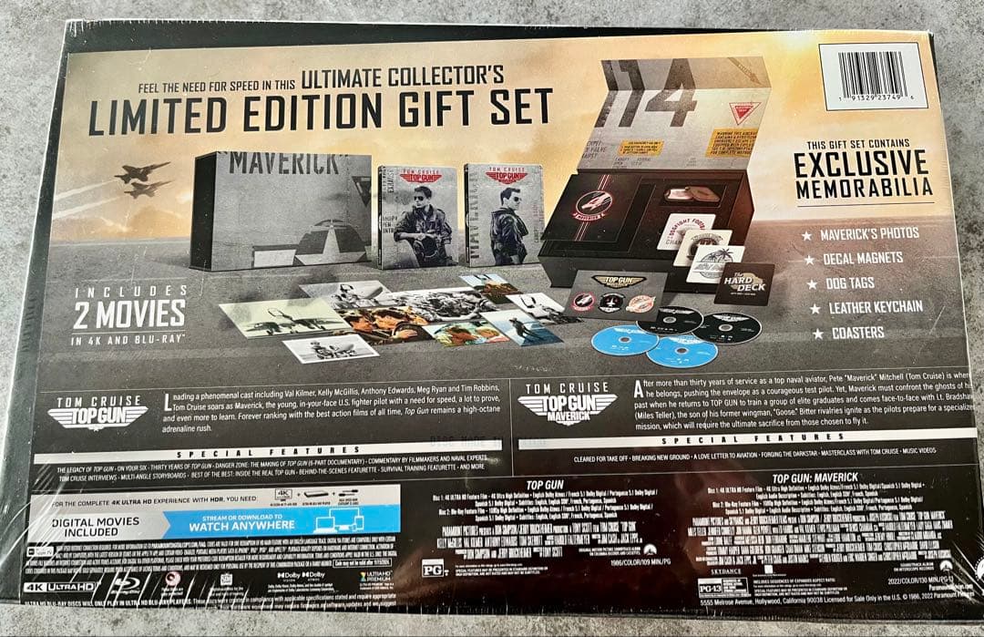 新品未開封 トップガン マーヴェリック コレクターズ BOX 正規USA盤