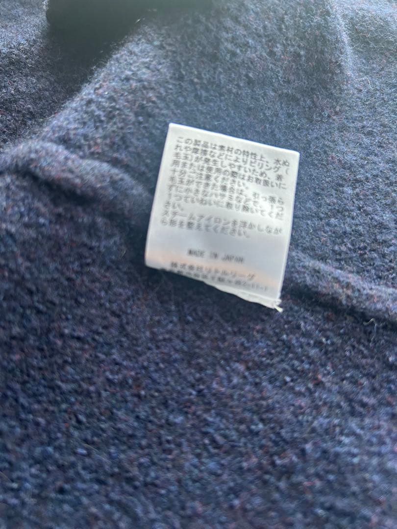 美品pillings✖️ロンハーマン　ディストーテッド ニットベスト紺