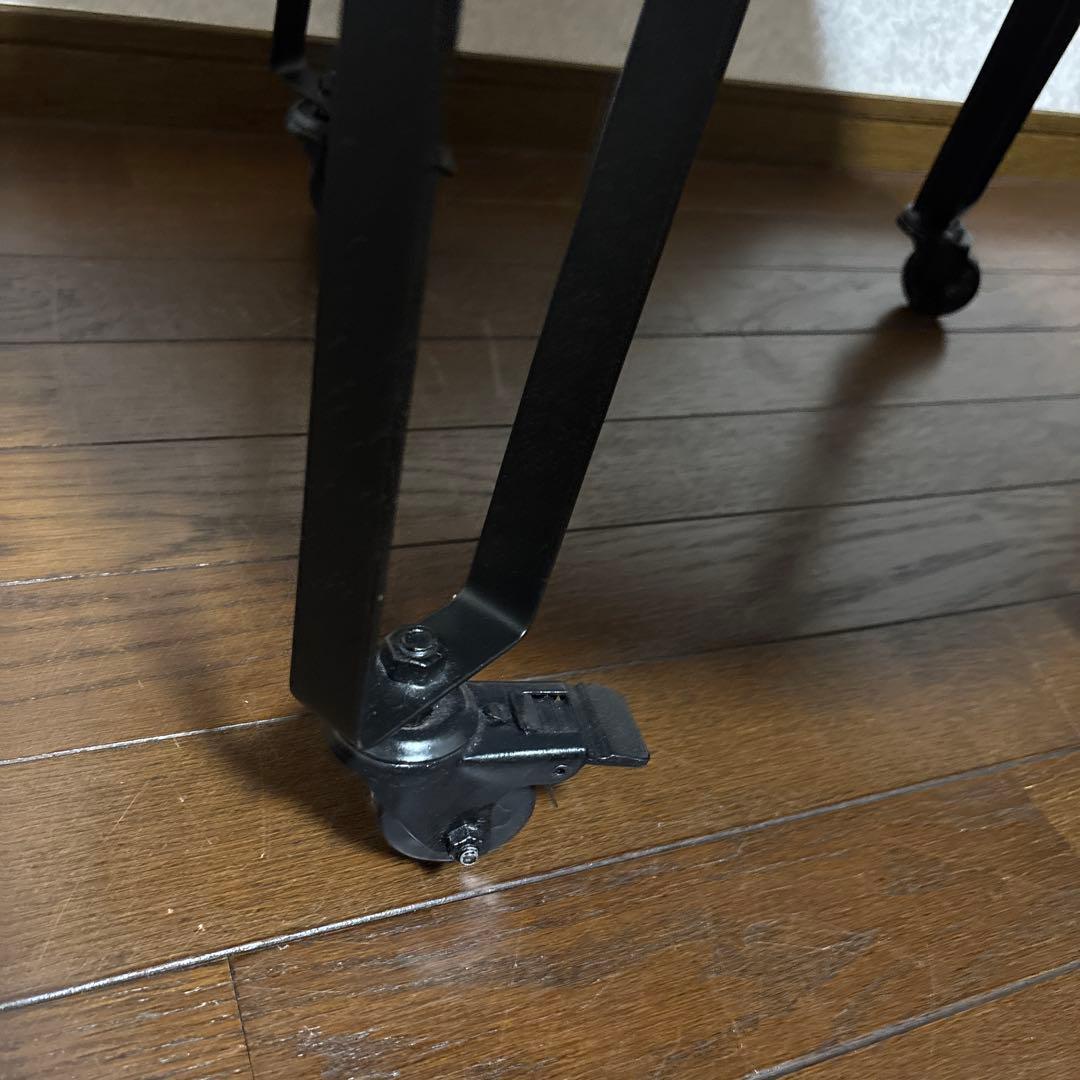 【美品】ニコアンド キャスターテーブル マンゴー材