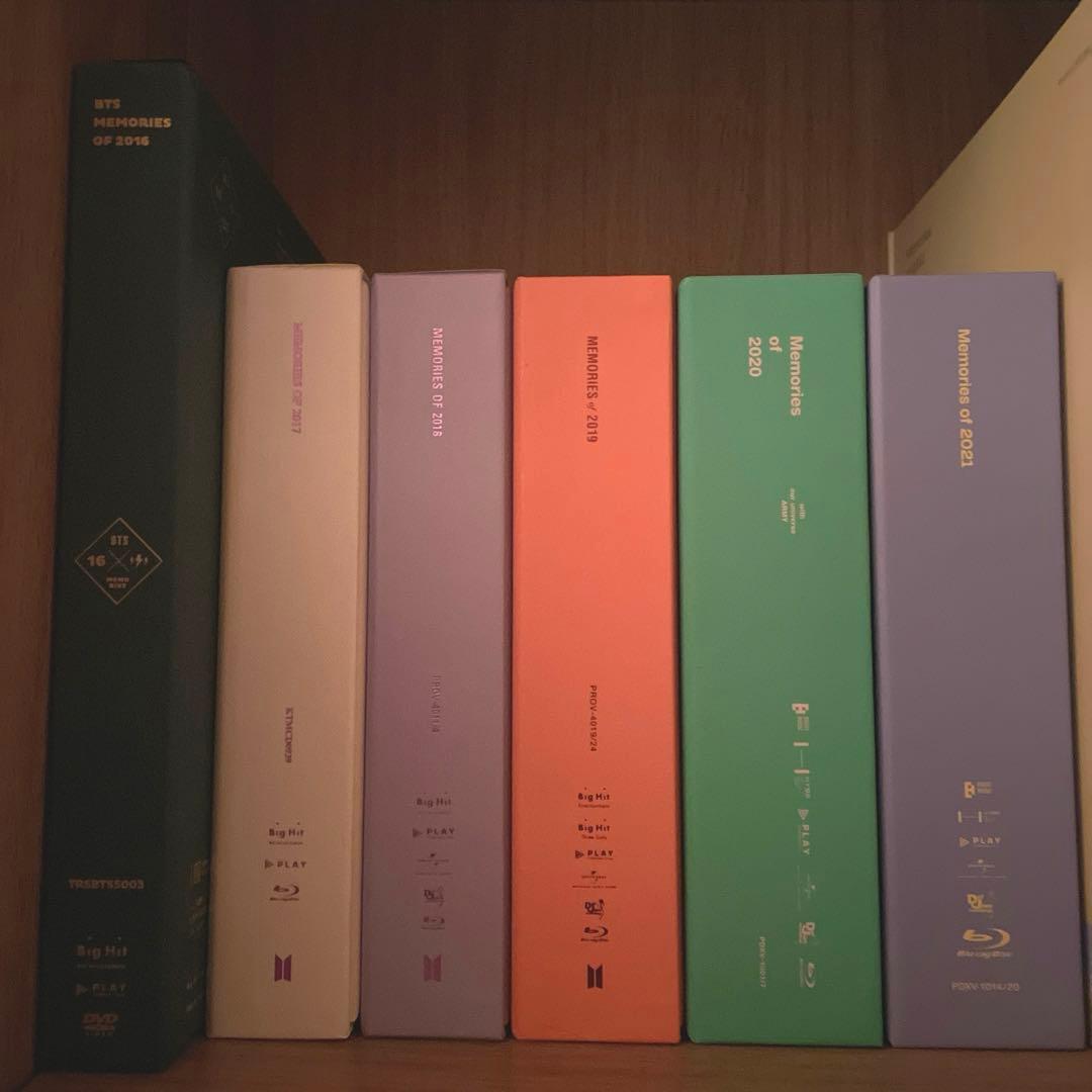 BTS MEMORIES 2016〜2021 まとめ売り　全て Blu-ray