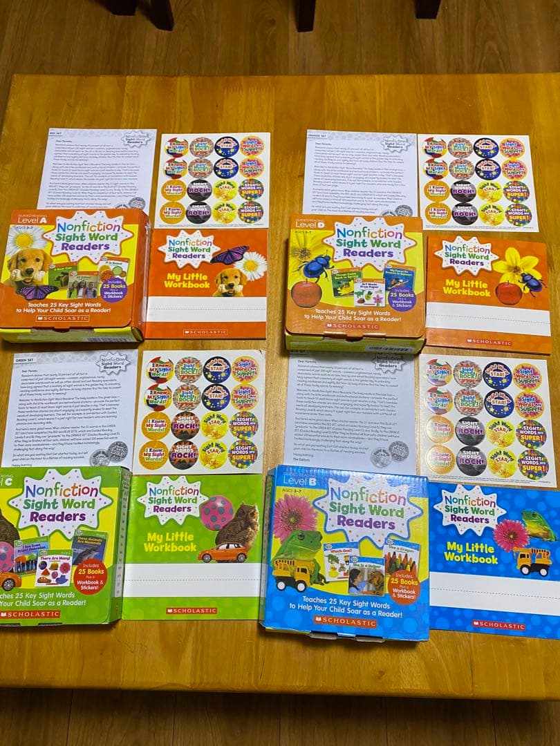 Nonfiction Sight Word ReadersABCD100冊セット