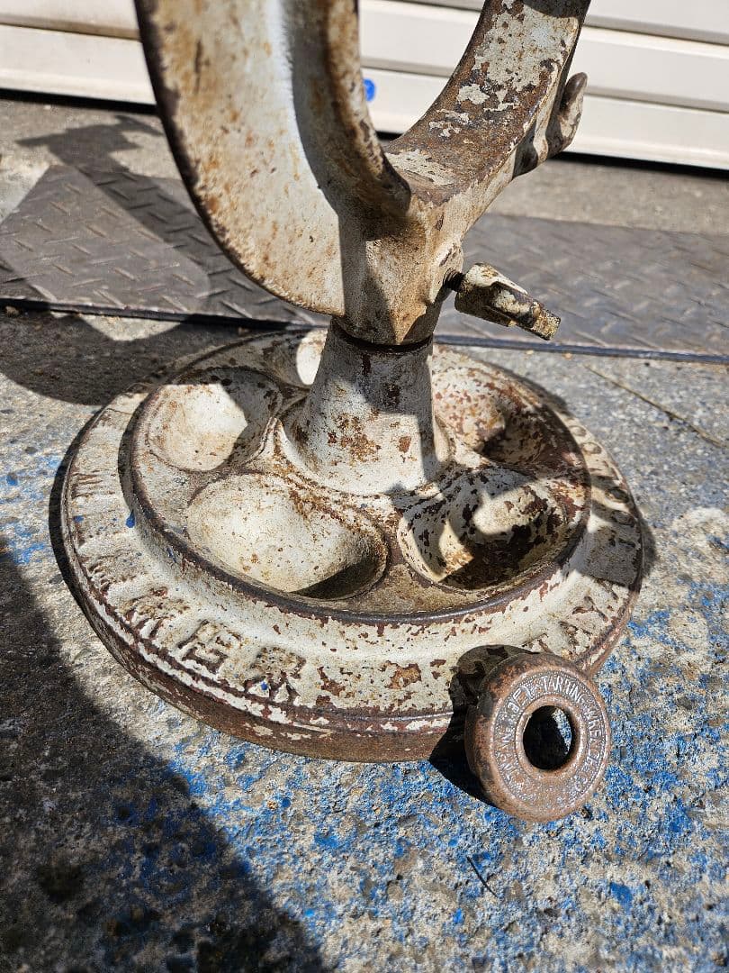 ヴィンテージ 名古屋 畑屋製 リム調整台 昭和レトロ 振れ取り台 自転車