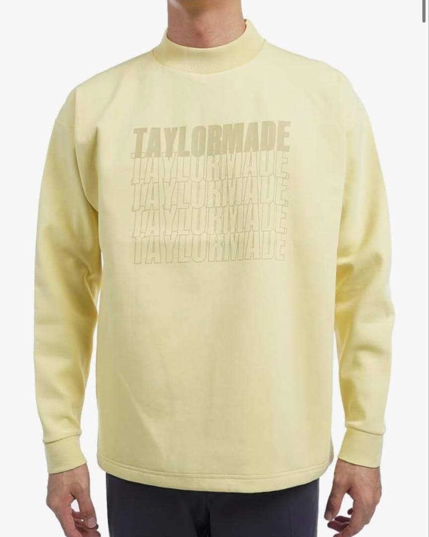【TaylorMade】新品✨Lサイズ　メンズ　ロゴスウェットモックネック　秋冬