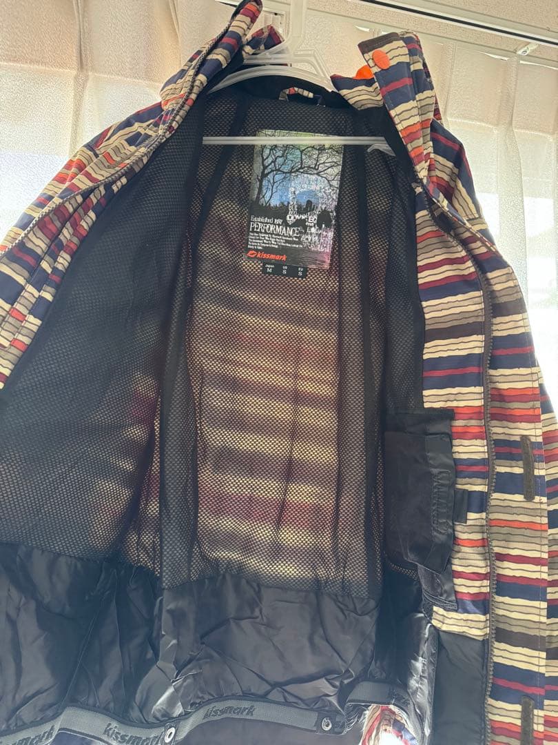 新品未使用　KISSMARK スノーボードウェア メンズ ストライプ