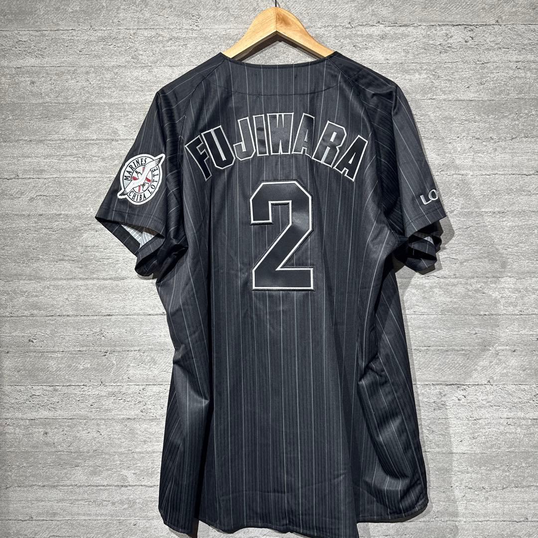 【美品】【MIZUNO】千葉マリーンズ　ユニフォーム　藤原恭大　選手　O