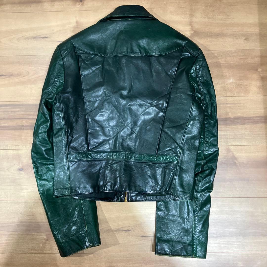 Glasswater leather グラスウォーター　レザー　グリーン