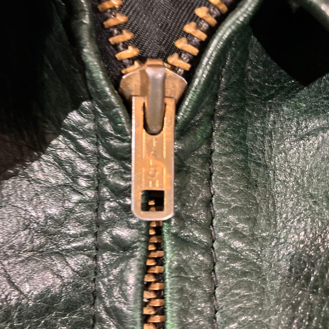 Glasswater leather グラスウォーター　レザー　グリーン