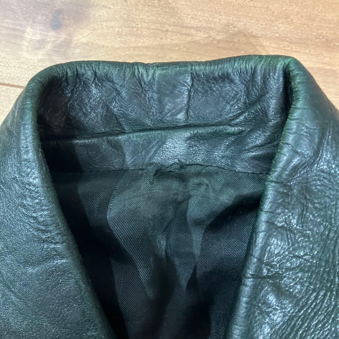 Glasswater leather グラスウォーター　レザー　グリーン