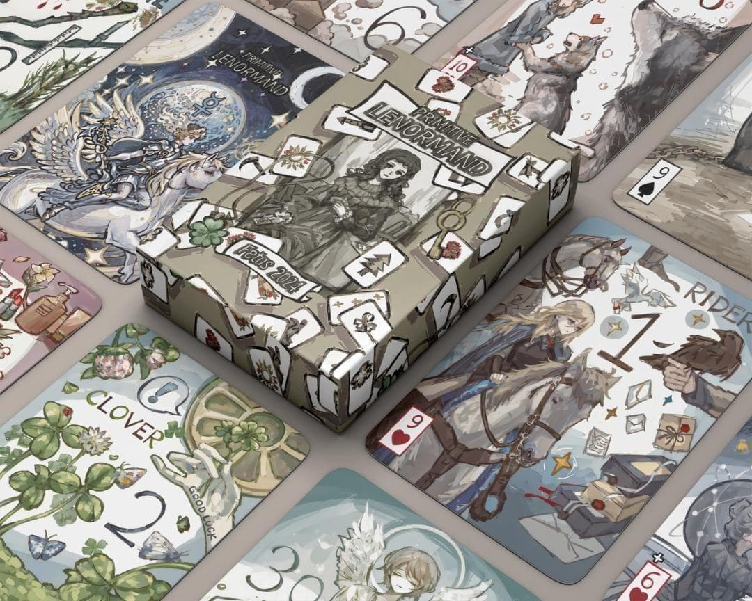 【正規品ルノルマンカード】希少インディーズ✨キュートなイラストで描かれたデッキ