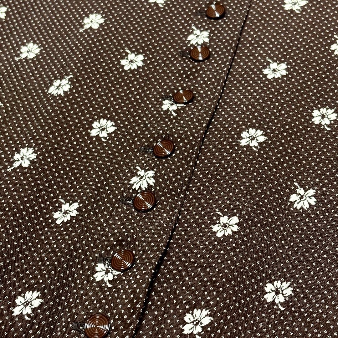 【美品】ピンクハウス リボン 二重襟 ピコレース ボリューム ワンピース 上品