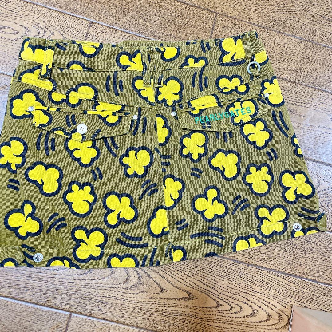 PEARLY GATESデニム地黄色キュロット