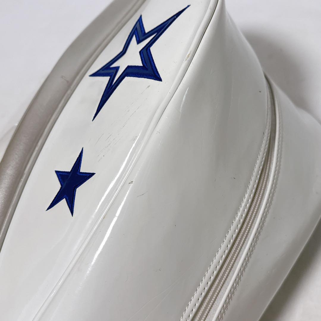 Winwin Style キャディバッグ ゴルフバッグ エナメル ホワイト