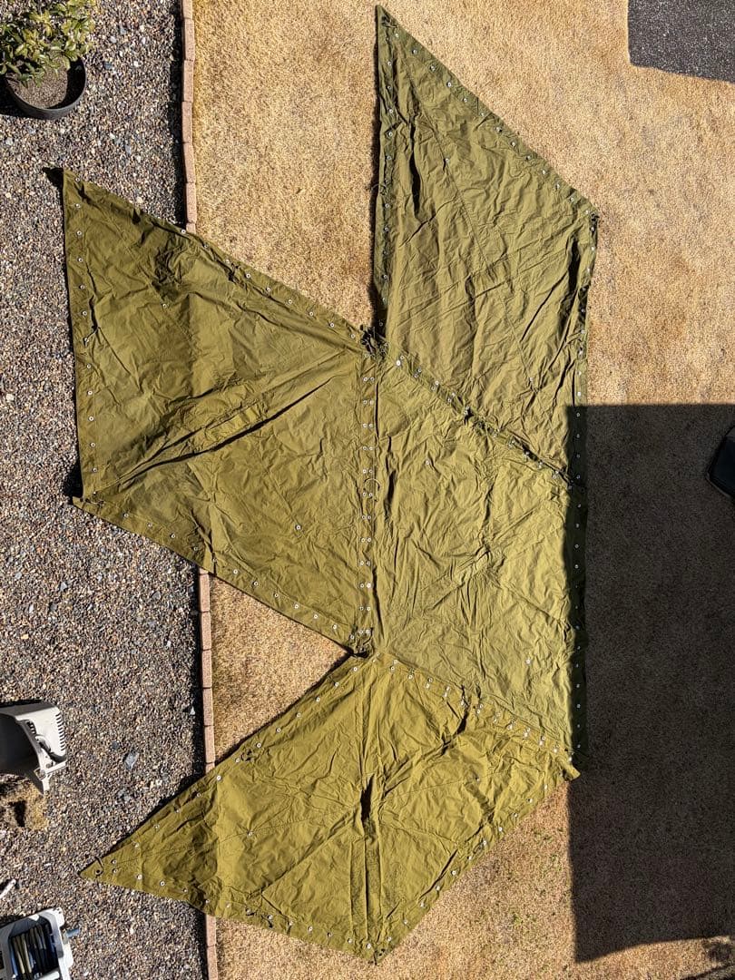 ノルウェー軍幕　ミリタリーテント　キャンプ コットンテント　希少　美品