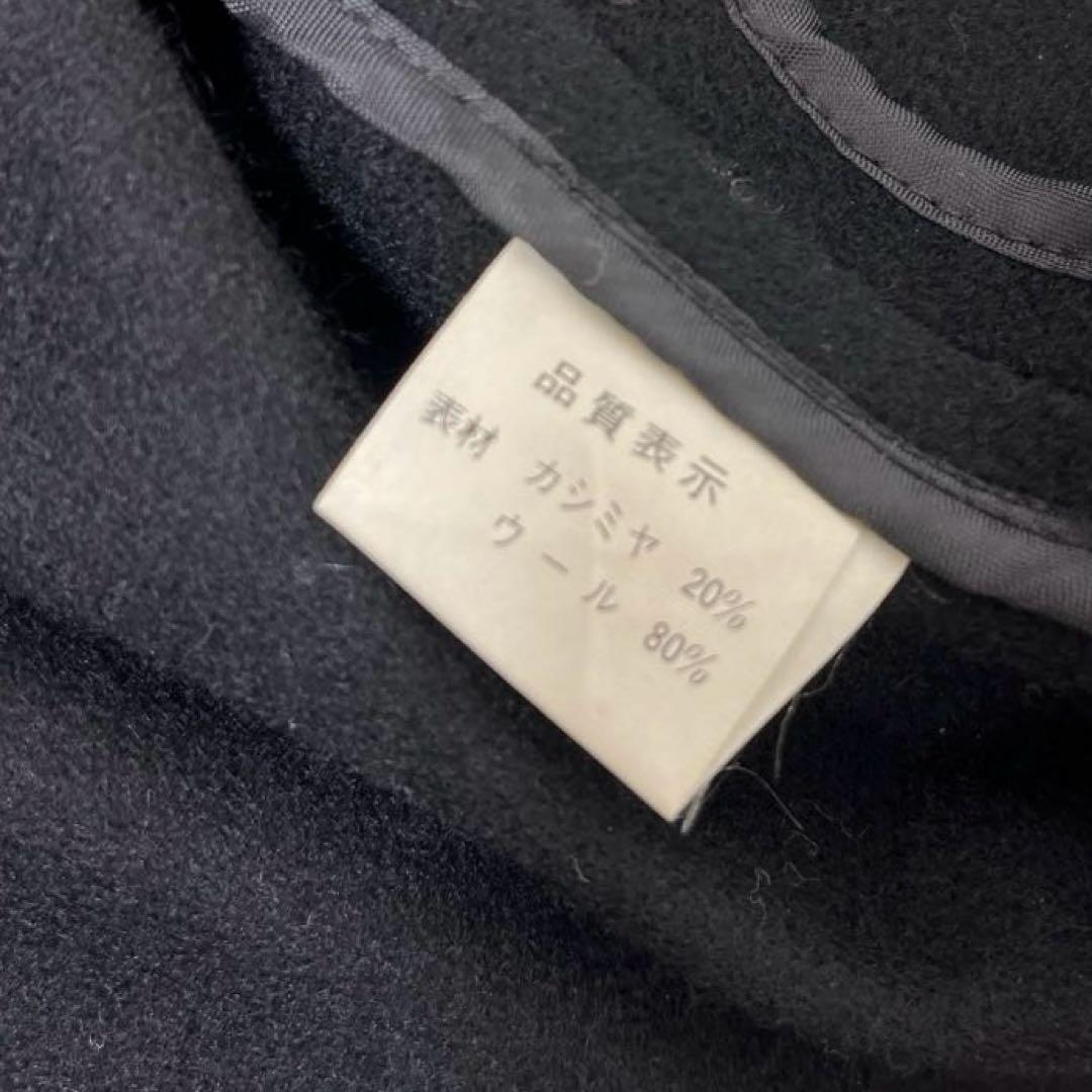 〈カシミヤ〉ファー付き　レディース　ケープコート