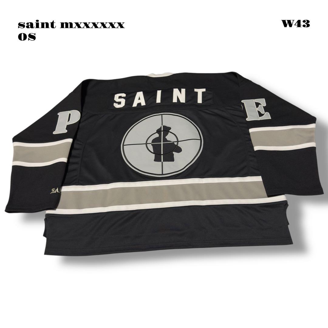 希少品！ saint mxxxxxx ゲーム シャツ OS ブラック ホワイト