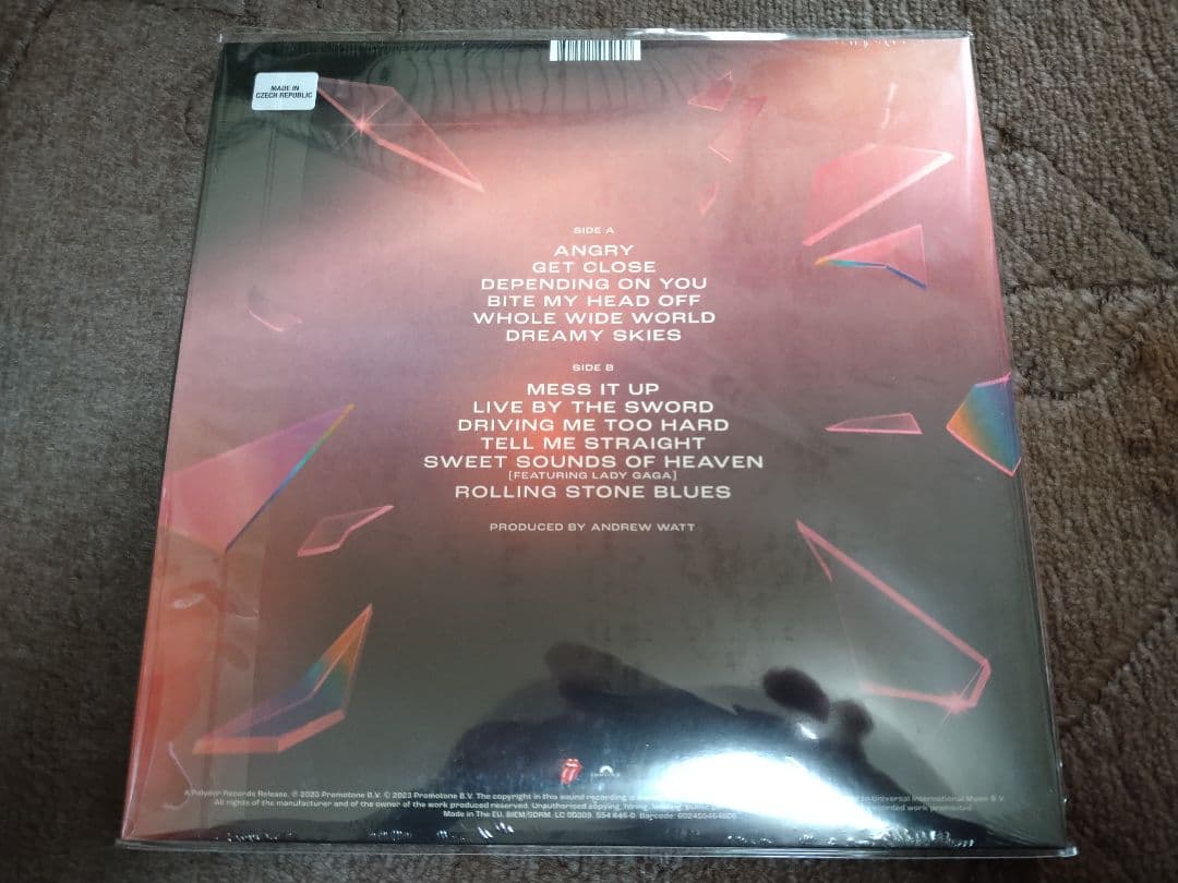 ROLLING STONES hackney diamonds カラーレコード