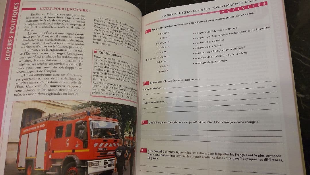 フランス語　Civilisation Progressive仏語　テキスト　洋書