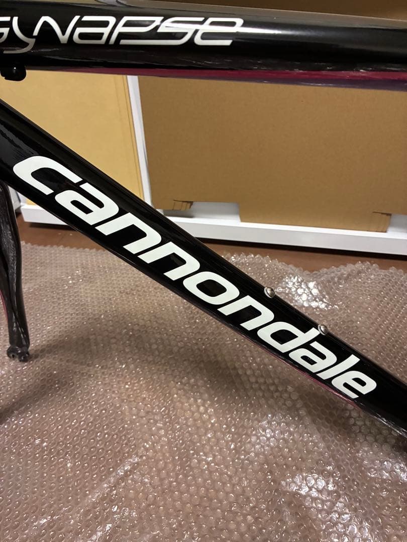 キャノンデール　シナプスウーマン　アルミフレーム サドル　シートポスト 付き