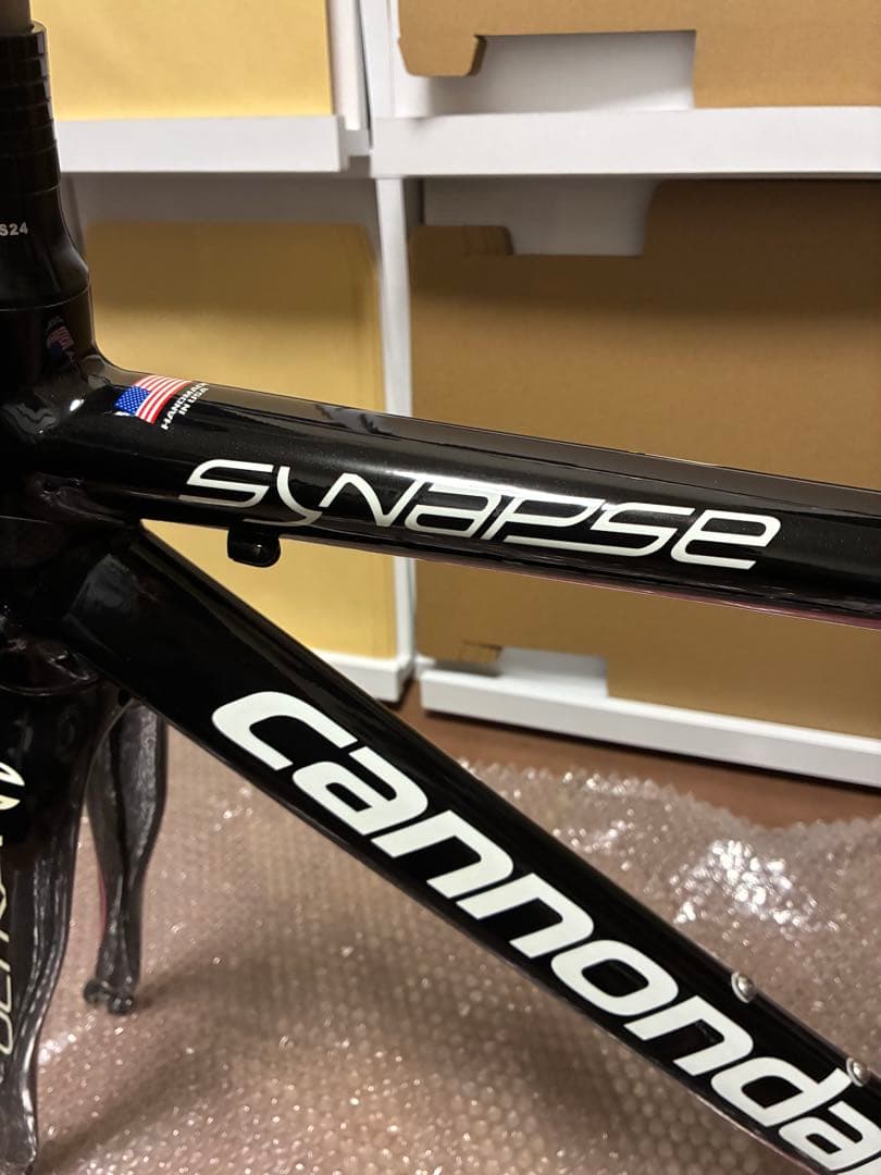 キャノンデール　シナプスウーマン　アルミフレーム サドル　シートポスト 付き