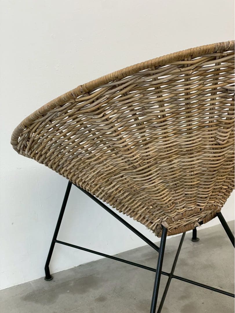 ジャーナルスタンダードファニチャー モントークチェア ラタンチェア 円形チェア