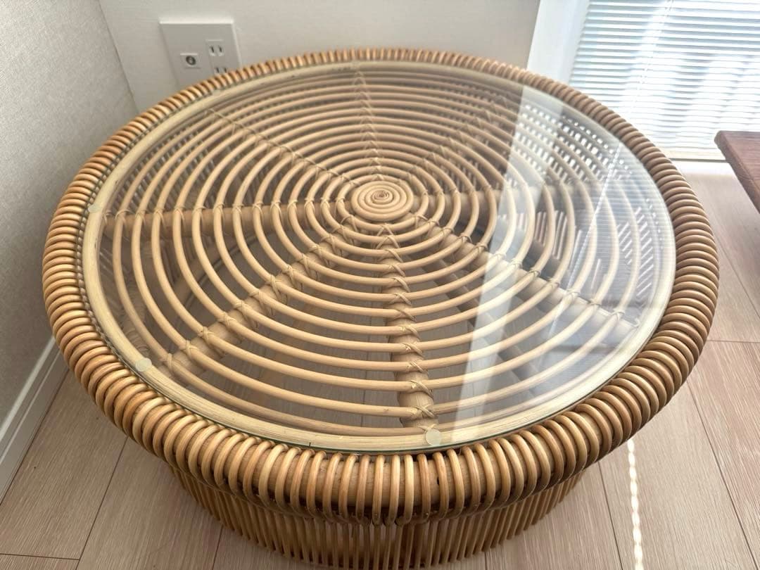 【FLYMEe】ラタン リビングテーブル【おしゃれ】