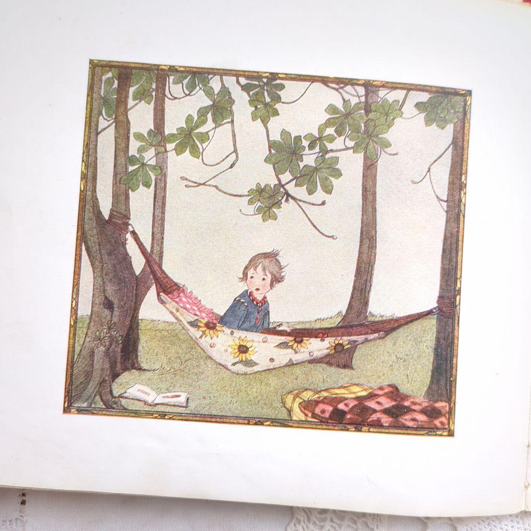 稀少1916アンティーク絵本 洋書古書 児童書 ヴィクトリアン ヴンテージ