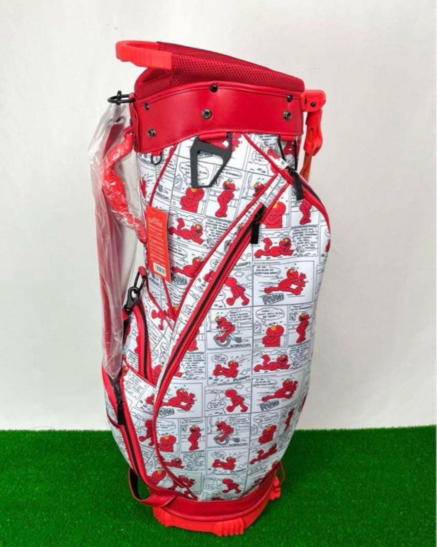 【新品】セサミストリート OCB0002 エルモ キャディバッグ スタンドタイプ