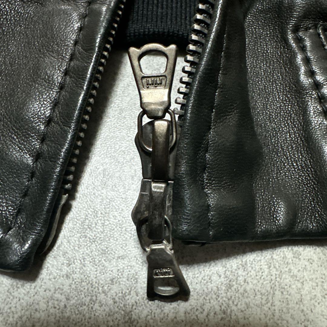 BEAMS 最高級ライン ラムレザー 羊革 ライダースジャケット ブラック M