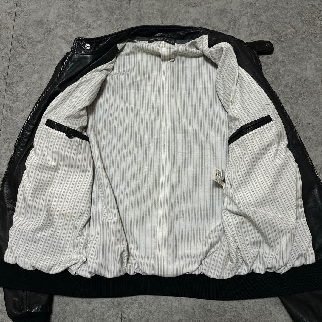 BEAMS 最高級ライン ラムレザー 羊革 ライダースジャケット ブラック M