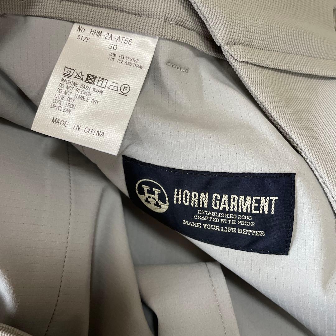 【美品】Horn garment ホーンガーメント パンツ ゴルフ テーパード