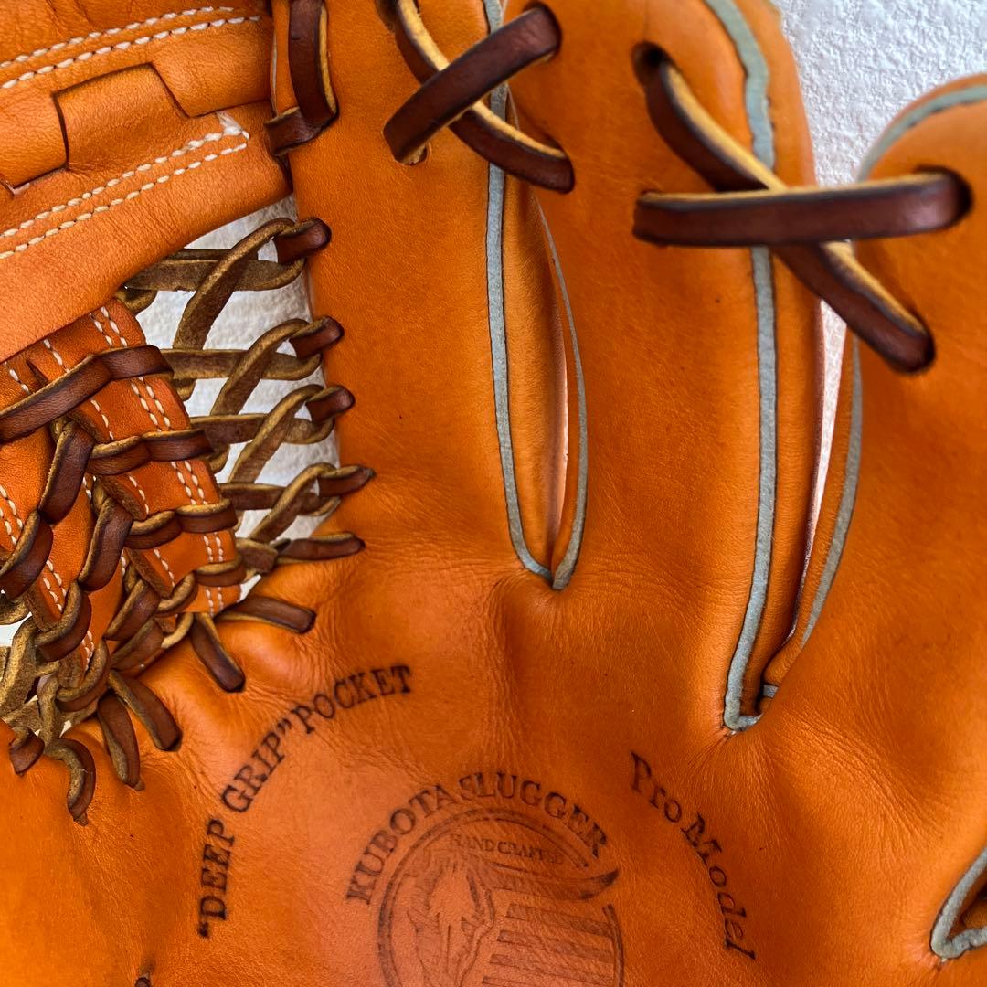 【極美品】久保田スラッガー KSN-7PSE 軟式 内野手用　純正グラブ袋付