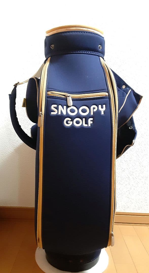 【希少】SNOOPY GOLF スヌーピー キャディバッグ ゴルフバッグ