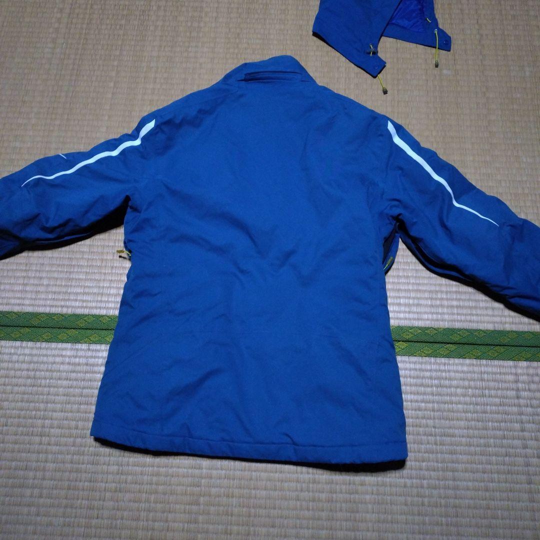 Salomon スキーウェア M ブルー フード付き