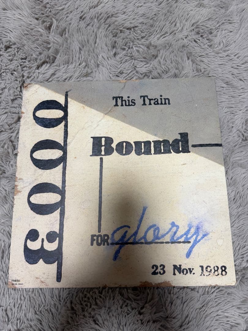 邦楽 THE BLUE HEARTS - TRAIN TRAIN LP reissue