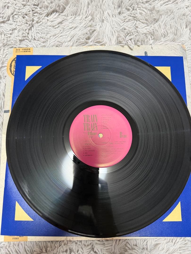 邦楽 THE BLUE HEARTS - TRAIN TRAIN LP reissue