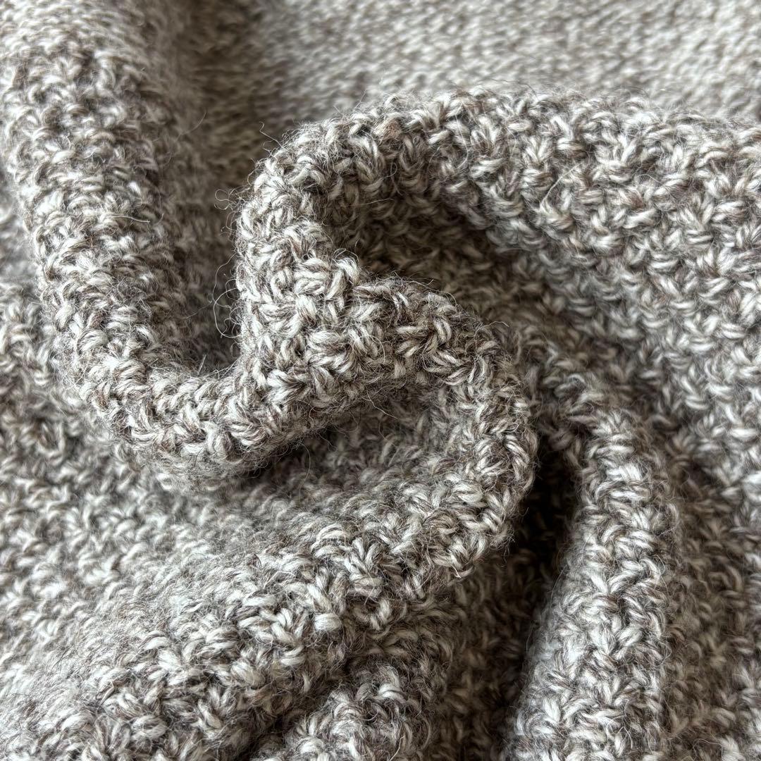 定価2.6万 英国製 ブラックシープ ハンドメイド ウールベスト L 無染色希少