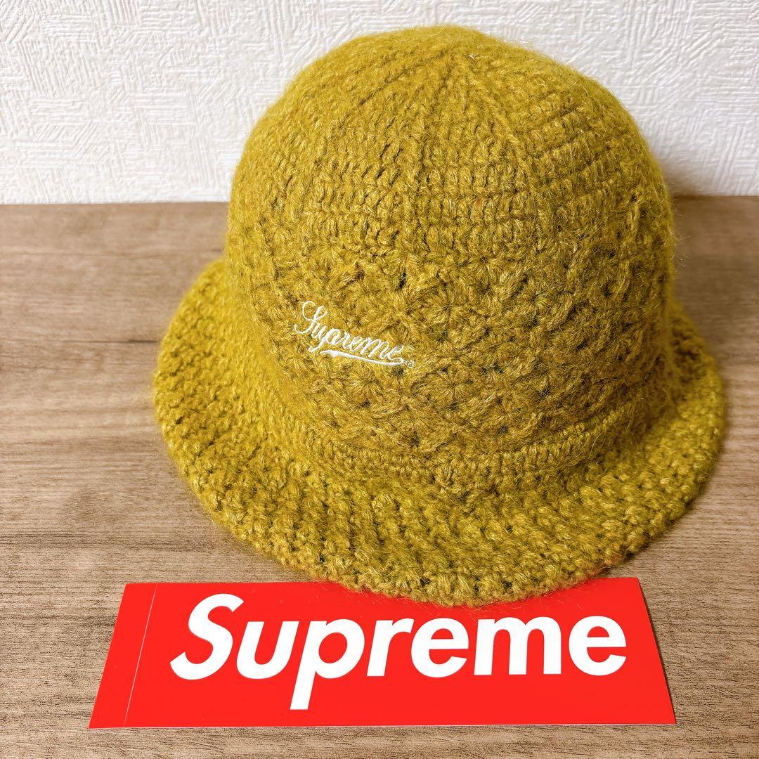 正規品　Supreme バケットハット　帽子 モヘア　ウール　ブラウン