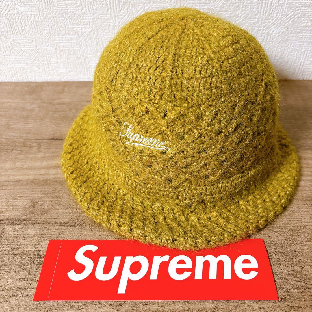 正規品　Supreme バケットハット　帽子 モヘア　ウール　ブラウン